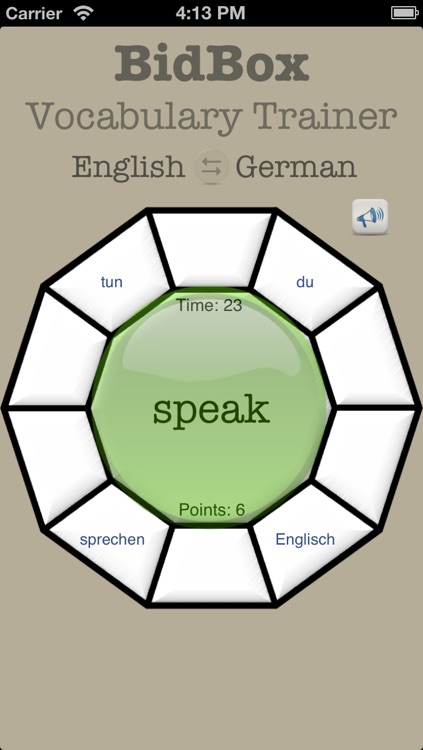 Vocabulary Trainer: English - German