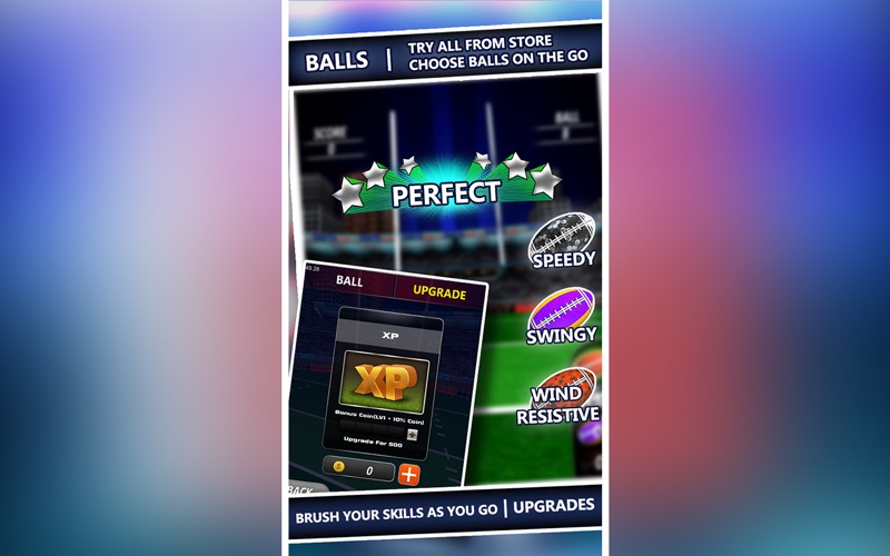 Football Kick Flick - Rugby Football Field Goal Kicks thumbnail 4