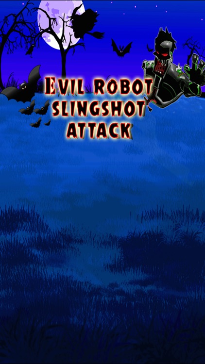 Evil Robot Slings Shot Attack