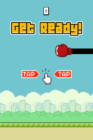 Flappy Punch FREE - The End of a Tiny 2048 Bird screenshot 2
