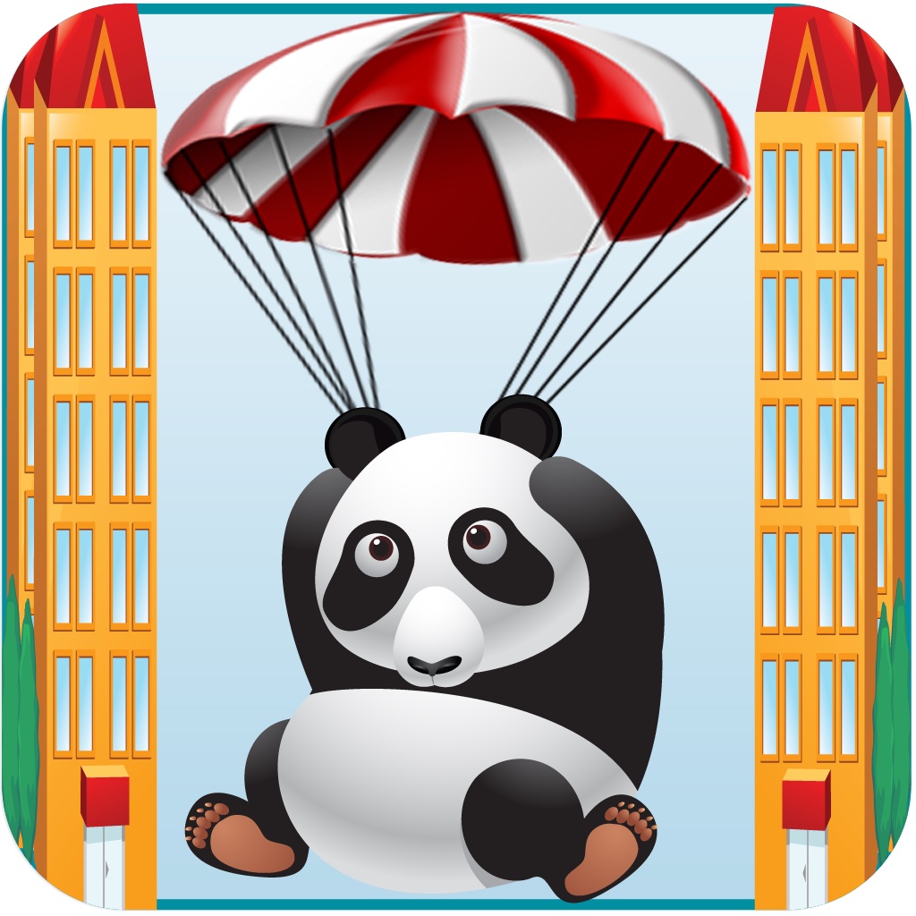 A Panda Parachute Rescue - Fall Down Fun Cute Saga Free iOS App