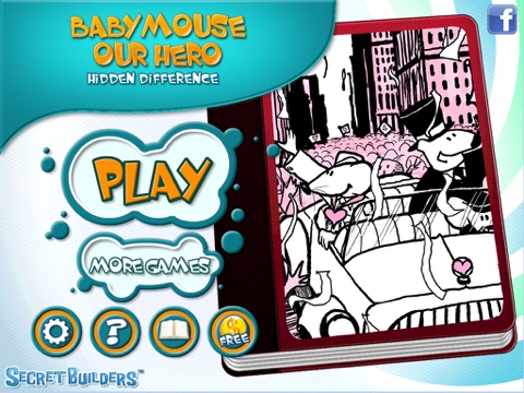 Babymouse: Our Hero - Spot the Difference Game FREE screenshot 4