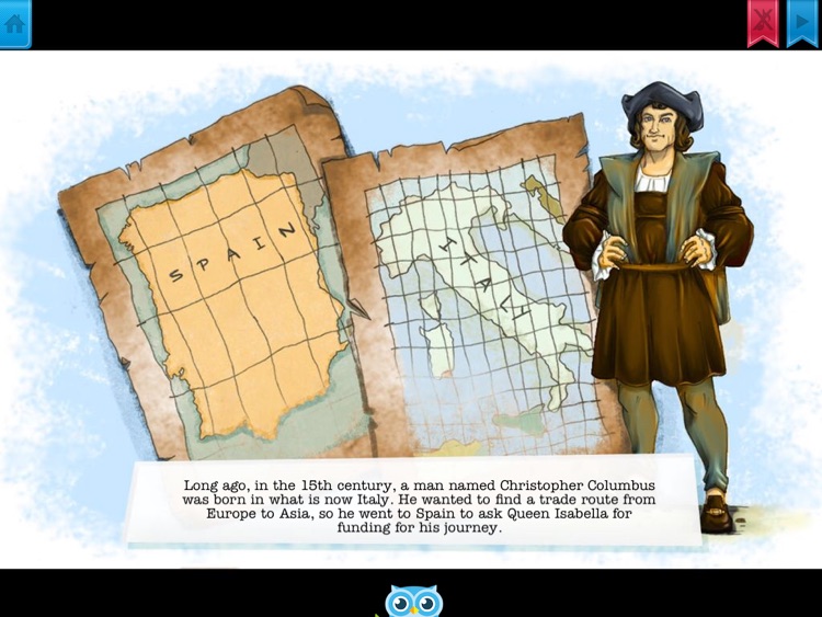 Christopher Columbus - Have fun with Pickatale while learning how to read.