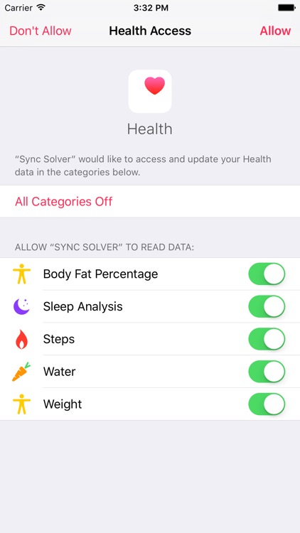 Sync Solver - Health to Fitbit