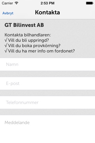 GT Bilinvest AB screenshot 3