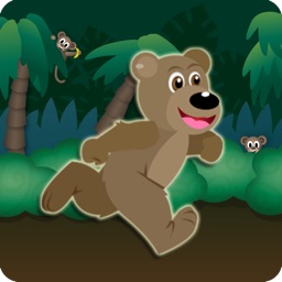 Jungle Bear Jump Coin Hunting Adventure - Top Land Running Trap Jumper Free