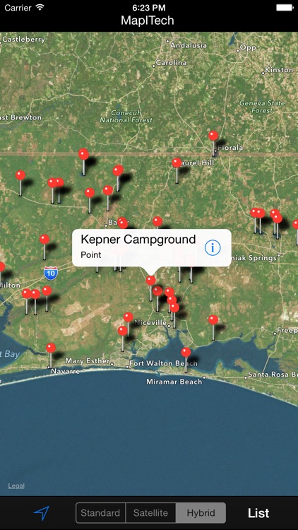 Kml Kmz Gpx Viewer Pro and converter on gps map screenshot-3