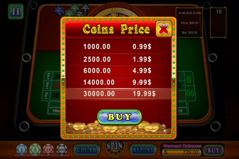 Free Las Vegas Spin Casino Game - VIP Gold Roulette screenshot 3