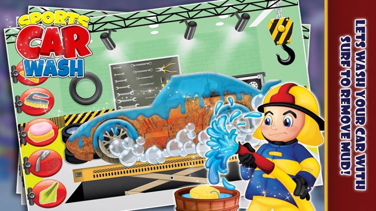 Sports Car Wash – Repair & cleanup vehicle in this spa salon game for kids