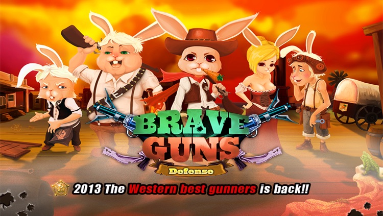 Brave guns - Defense game