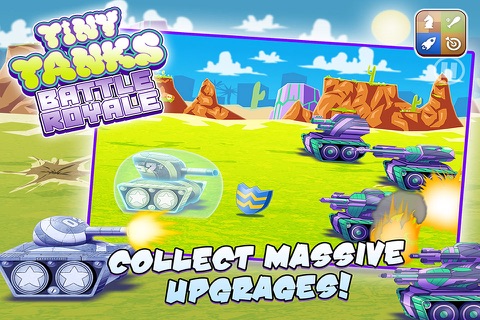 A Tiny Tank Battle - Free War Defense Action Game screenshot 3