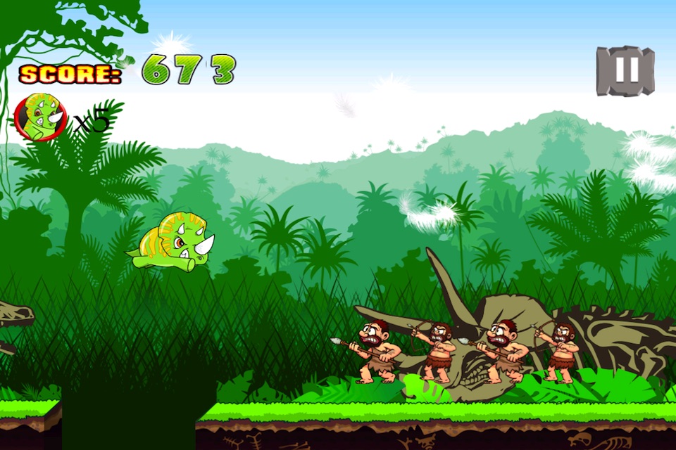 A Baby Dinosaur's T-Rex and Caveman Escape screenshot 3