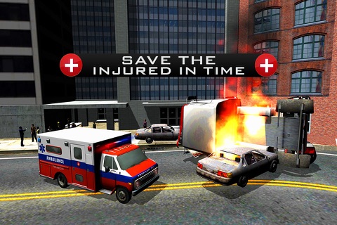 Ambulance Driver - Rescue 911 screenshot 2