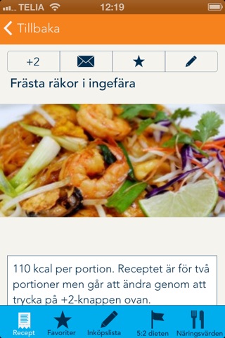 5:2 recept screenshot 2