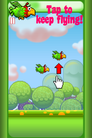 Pixel Parrot Flyer - Endless Fun Flying Adventure screenshot 3
