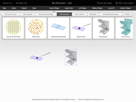 Bio Flowchart screenshot 2