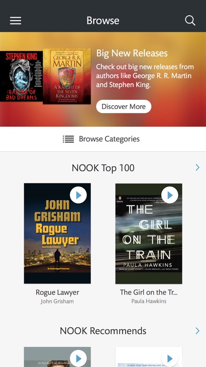 NOOK Audiobooks