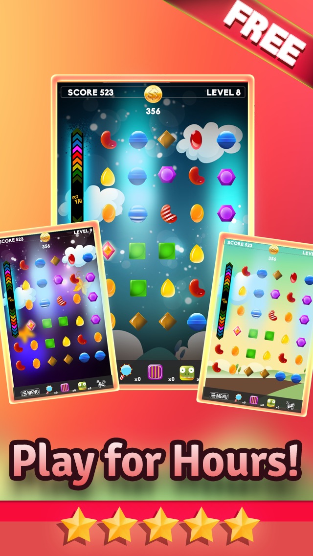 CANDY MANIA PUZZLE GAMES - FUN CANDIES MATCH3 FOR KIDS HD FREE 1.2 IOS