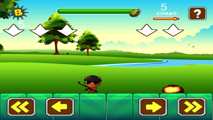 Commando Cat: Avoid the Bombs! screenshot-3