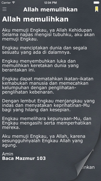 Doa Kristen & Doa Katolik (Christian Prayers in Bahasa Indonesia)