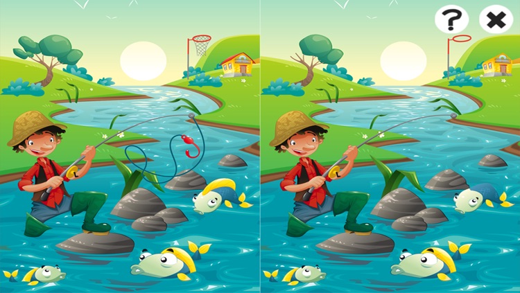 Fishing game for children age 2-5: Fish puzzles, games and riddles for kindergarten and pre-school