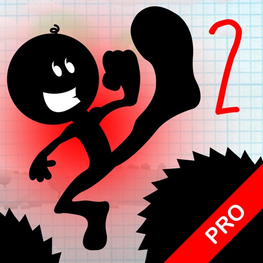Stick-Man Stuntman Dash 2 PRO - A running jumping sprinter game with impossible platform Icon