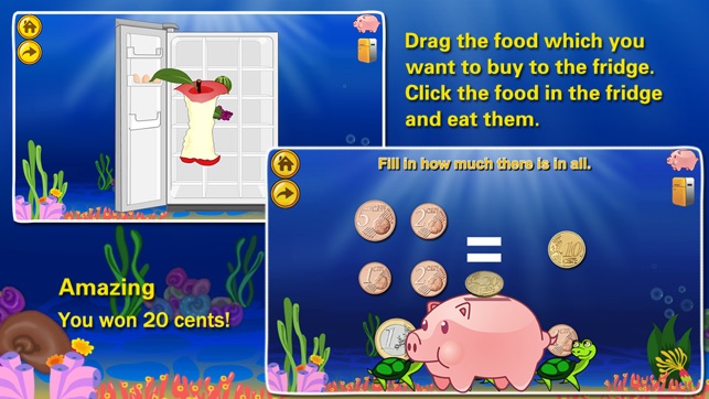 Euro€: Coin Math  educational learning games for kids(圖5)-速報App