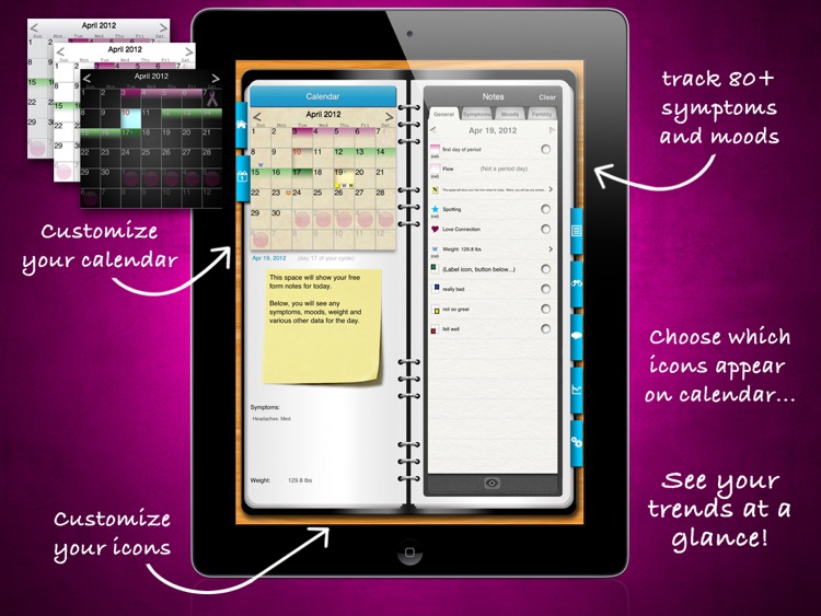 iPeriod Period Tracker Free for iPad (Period Calendar)