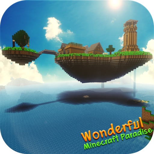 Wonderful Paradise Model Wallpaper for Minecraft iOS App