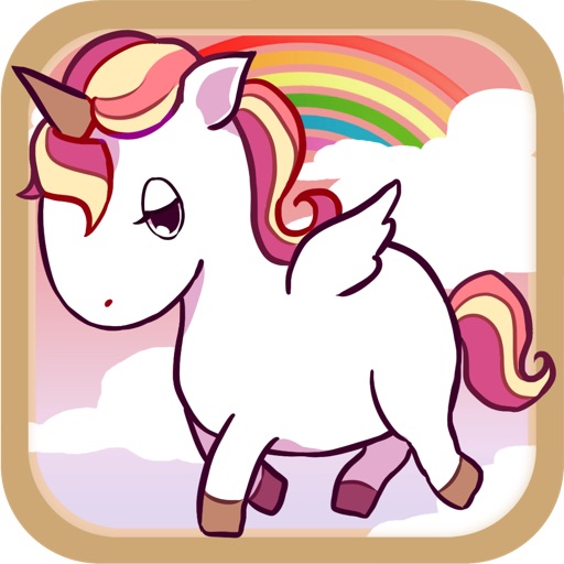 Cute Baby Unicorn Run HD - Best Jump-ing and Running Game for Kid-s , Teen-s and Girl-s icon