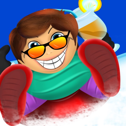 Winter Recreation Park : The Racing Snow Inner Tube Fast Slide - Premium iOS App