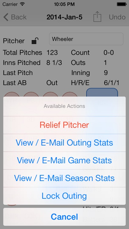 Full Count Pitch Counter