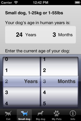 Cat&Dog Age Calculator screenshot 2