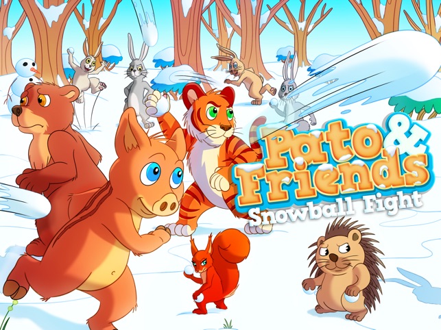 Pato & Friends Snowball Fight HD(圖1)-速報App