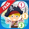 Free Kids Puzzle Teach me Tracing & Counting with Pirates