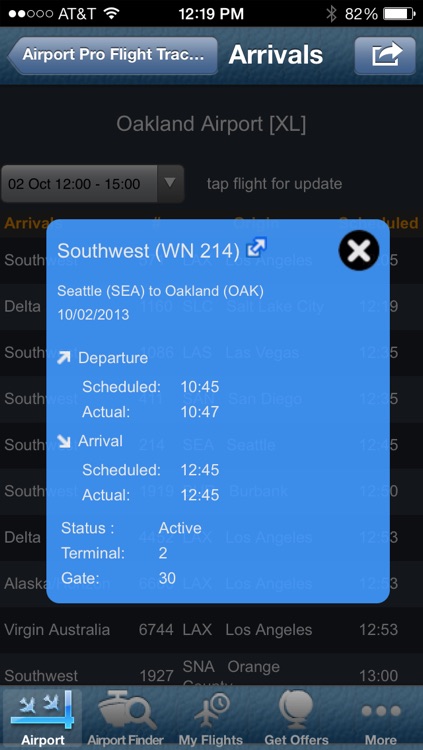 Oakland Airport info + Flight Tracker