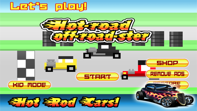 Hot-Rod Off RoadSter FREE : Super tiny Pixel Car race(圖1)-速報App