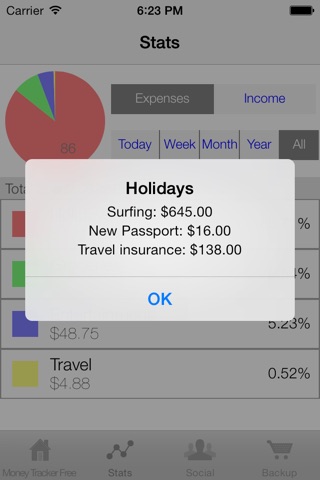 Money Tracker Free screenshot 3
