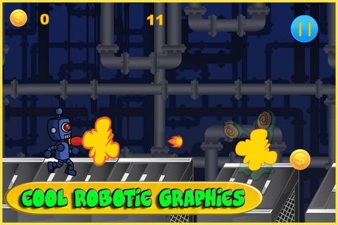 A Robot Cop Escape Run - Tin Steel Man's Adventure screenshot 3