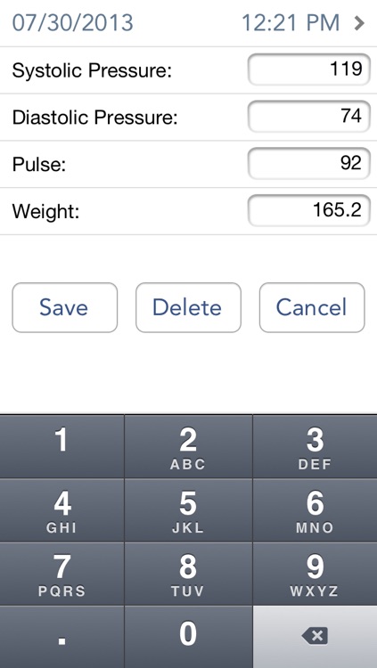 Chart My BP - Blood Pressure Tracker