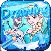 Drawing Desk Draw and Paint Creator Coloring Book - "Frozen edition"