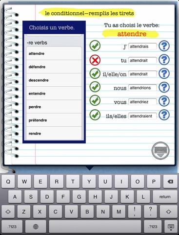 Regular Verbs: Conjugation Practice-free screenshot 3