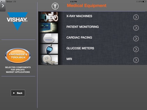 Vishay Mobile App for Design Engineers screenshot 3