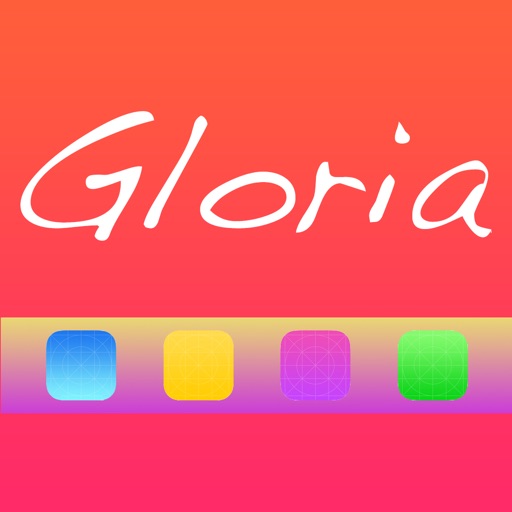 Gloria Wallpaper Overlays to Color the Dock Bar's background design iOS App