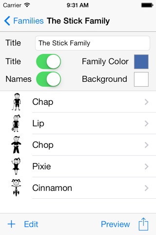 Stick Family Creator screenshot 2