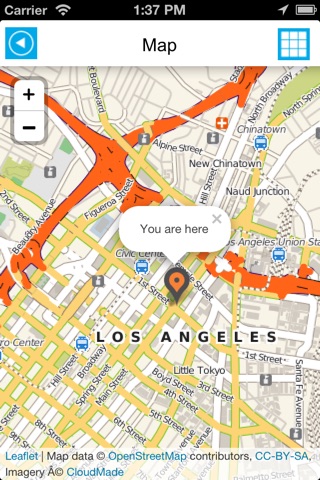 Los Angeles, Hollywood offline map, guide & hotels screenshot 2