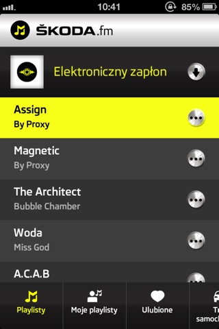 ŠKODA.fm screenshot 2