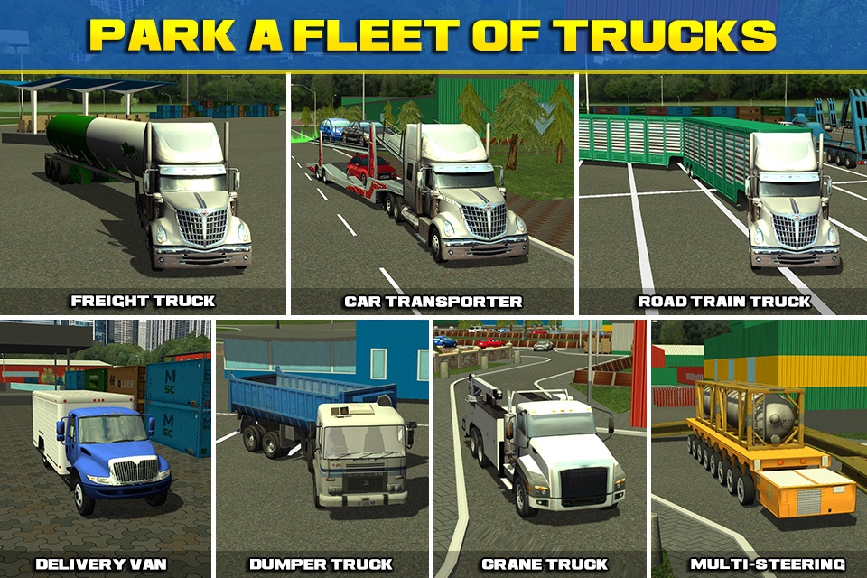 Trucker Parking Simulator Real Monster Truck Car Racing Driving Test screenshot 2