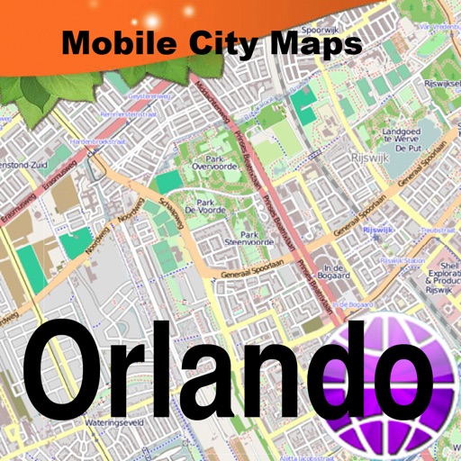 Orlando Street Map. icon