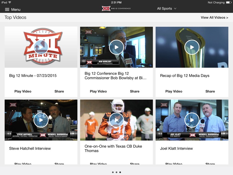 Big 12 Sports for iPad 2015 screenshot-4